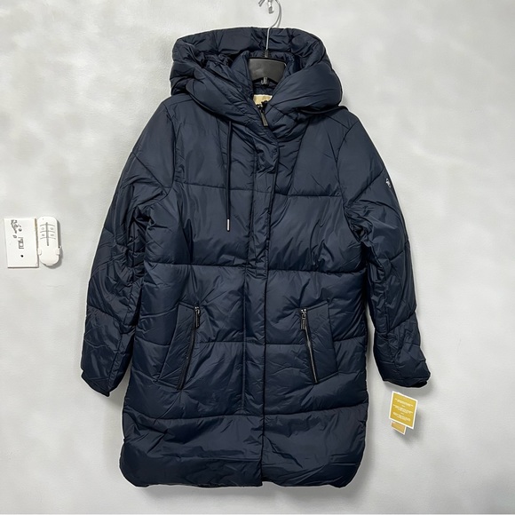 Michael Kors Missy 3/4 Puffer Jacket In Midnight Blue - New With Tag - Reemoly - Picture 3 of 15